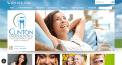 Desktop Screenshot of clintonendodontics.com