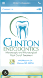 Mobile Screenshot of clintonendodontics.com